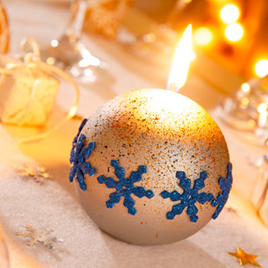 Decorazione di candele